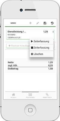 BASL Mobile Daten Zeiterfassung